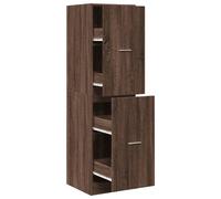 (brown oak, 40 x 41 x 144.5 cm) vidaXL Apothecary Cabinet Storage Cabinet Apothecary Cupboard Engineered Wood
