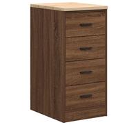 (brown oak, 40 x 51 x 85 cm) vidaXL Garage Storage Cabinet Smoked Oak 30x51x85 cm Solid Wood Pine cabinet