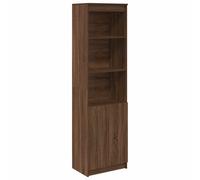 (brown oak, 50 cm) vidaXL Highboard Black Oak 37.5x35x180 cm Engineered Wood cabinet side cabinet