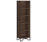 (brown oak, 50 x 31 x 169 cm) vidaXL Bookcase Bookshelf Book Rack Storage Cabinet Sonoma Oak Engineered Wood