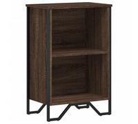 vidaXL 2 Shelf Brown Oak Bookcase - Size: 74.5 x 31 x 50cm - Wilko