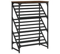 (brown oak, 60 x 30 x 85 cm) vidaXL Shoe Rack Shoe Cabinet Shoe Storage Unit Shelf Cupboard Engineered Wood