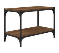 (Brown oak, 60 x 33 x 41 cm) vidaXL TV Cabinet Engineered Wood and Steel Media Unit Multi Colours/Sizes