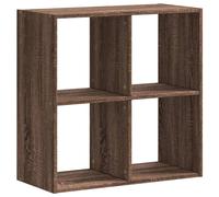 vidaXL Bookcase Brown Oak 68.5X32X68.5 Cm Engineered Wood, Brown