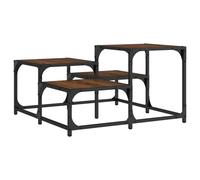(brown oak, 68 x 68 x 40 cm) vidaXL Coffee Table Hall Side End Table Sofa Table Grey Sonoma Engineered Wood