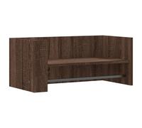 (brown oak, 70.5 x 35 x 30.5 cm) vidaXL Wall Shelf Floating Shelf Hanging Wall Storage Shelf Engineered Wood