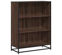 (brown oak, 80.5 cm) vidaXL Book Cabinet Brown Oak 60x35x107.5 cm Engineered Wood bookcase