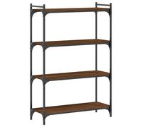 (brown oak, 80 x 30 x 120 cm) vidaXL Bookcase Bookshelf Storage Cabinet Rack Book Shelf Engineered Wood