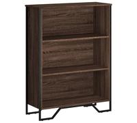 (brown oak, 80 x 31 x 106 cm) vidaXL Bookcase Bookshelf Book Rack Storage Cabinet Sonoma Oak Engineered Wood
