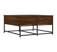 (brown oak, 80 x 80 x 40 cm) vidaXL Coffee Table Living Room Tea Side Table Sofa Table Engineered Wood