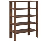 (brown oak, 87.5 cm) vidaXL Shoe Rack Old Wood 61x32x105 cm Engineered Wood shoe storage shoe shelf