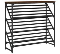 (brown oak, 90 x 30 x 85 cm) vidaXL Shoe Rack Shoe Cabinet Shoe Storage Unit Shelf Cupboard Engineered Wood
