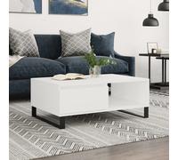 (sonoma oak) vidaXL Coffee Table Side Table End Table Sofa Table White Engineered Wood