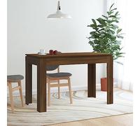 Brown Oak Dining Table 120x60 cm - Multilayer Wood Extendable Bar Table with Book Table Perfect for Kitchen Outdoor & Living Room Use Stylish & Versatile