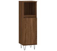 (brown oak) vidaXL Bathroom Cabinet Vanity Unit Storage Cabinet Cupboard Engineered Wood