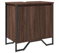 (brown oak) vidaXL Bathroom Sink Cabinet Storage Cupboard Vanity Unit Engineered Wood