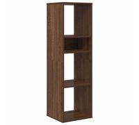 vidaXL Book Cabinet Brown Oak 34x31x112 cm Engineered Wood