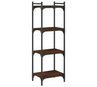 (brown oak) vidaXL Bookcase Bookshelf Storage Cabinet Rack Book Shelf Engineered Wood