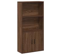 (brown oak) vidaXL Bookcase Sonoma Oak 60x24x120 cm Engineered Wood bookshelf book case