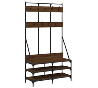 Clothes Rack with Shoe Storage Garment Rack Clothes Shelf Clothes Rail vidaXL