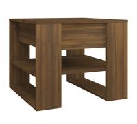 vidaXL Coffee Table Brown Oak 55.5x55x45 cm Engineered Wood