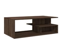 vidaXL Coffee Table Brown Oak 102x55x35 cm Engineered Wood