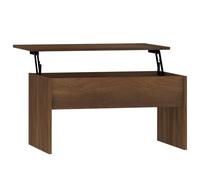 Vidaxl Coffee Table Brown Oak 80X50.5X41.5 Cm Engineered Wood