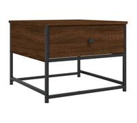 vidaXL Coffee Table 51x51x40 cm Engineered Wood Brown Oak