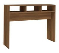 Vidaxl Console Table Brown Oak 105X30X80 Cm Engineered Wood