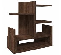 Desk Organiser Tray File Brown Oak Engineered wood vidaXL