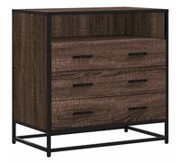 (brown oak) vidaXL Drawer Cabinet Smoked Oak 70x41x70 cm Engineered Wood drawer chest