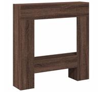 (brown oak) vidaXL Fireplace Surround Fire Surround Fire Place Old Wood Engineered Wood