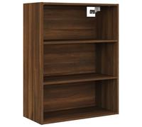 vidaXL Hanging Wall Cabinet Brown Oak 69.5x32.5x90 cm