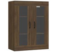 vidaXL Hanging Wall Cabinet Brown Oak 69.5x34x90 cm