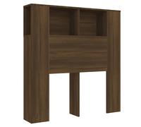 (brown oak) vidaXL Headboard Cabinet Indoor Bookcase Headboard Furniture Multi Colours