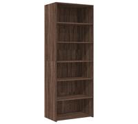 (brown oak) vidaXL Highboard Sideboard Cabinet Storage Cupboard Black Engineered Wood