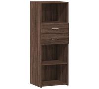 vidaXL Highboard Brown Oak 45x42.5x124 cm Engineered Wood