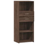 vidaXL Highboard Brown Oak 50x42.5x124 cm Engineered Wood