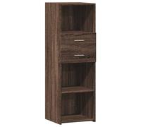 vidaXL Highboard Brown Oak 40x42.5x124 cm Engineered Wood