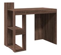 vidaXL Office Desk Brown Oak 103.5x56.5x94 cm Engineered Wood