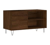vidaXL Record Cabinet Brown Oak 85X38X48 Cm Engineered Wood, Brown