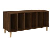 (brown oak) vidaXL Record Cabinet Sideboard Vinyl Storage Cabinet Display Engineered Wood