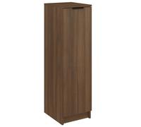 Shoe Cabinet Brown Oak 30x35x100cm Engineered Wood GF0