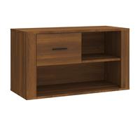 (Brown oak) vidaXL Shoe Cabinet Engineered Wood Shoe Storage Cupboard Rack Multi Colours