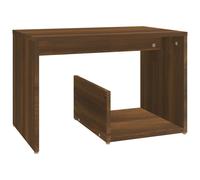 (brown oak) vidaXL Side Table Engineered Wood Magazine Rack Couch Table Multi Colours