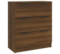 (brown oak) vidaXL Sideboard Console Cabinet Storage Cupboard Highboard Engineered Wood