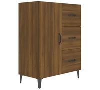 (brown oak) vidaXL Sideboard Engineered Wood Home Organiser Drawer Cabinet Multi Colours