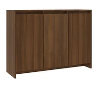 (brown oak) vidaXL Sideboard Storage Cupboard Cabinet Buffet Highboard Engineered Wood