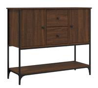 (brown oak) vidaXL Sideboard Storage Cupboard Highboard Home Side Cabinet Engineered Wood