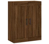 (brown oak) vidaXL Wall Mounted Cabinet Cupboard Side Cabinet Sonoma Oak Engineered Wood